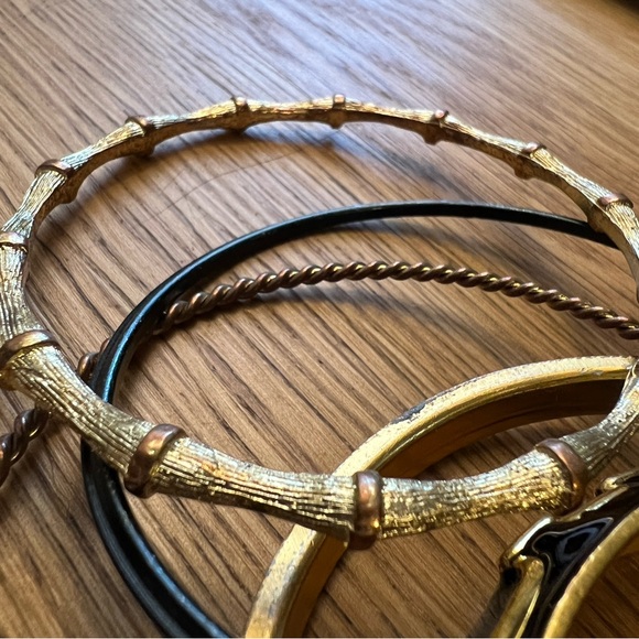 Bangle Bracelet set of 5 - Picture 3 of 5